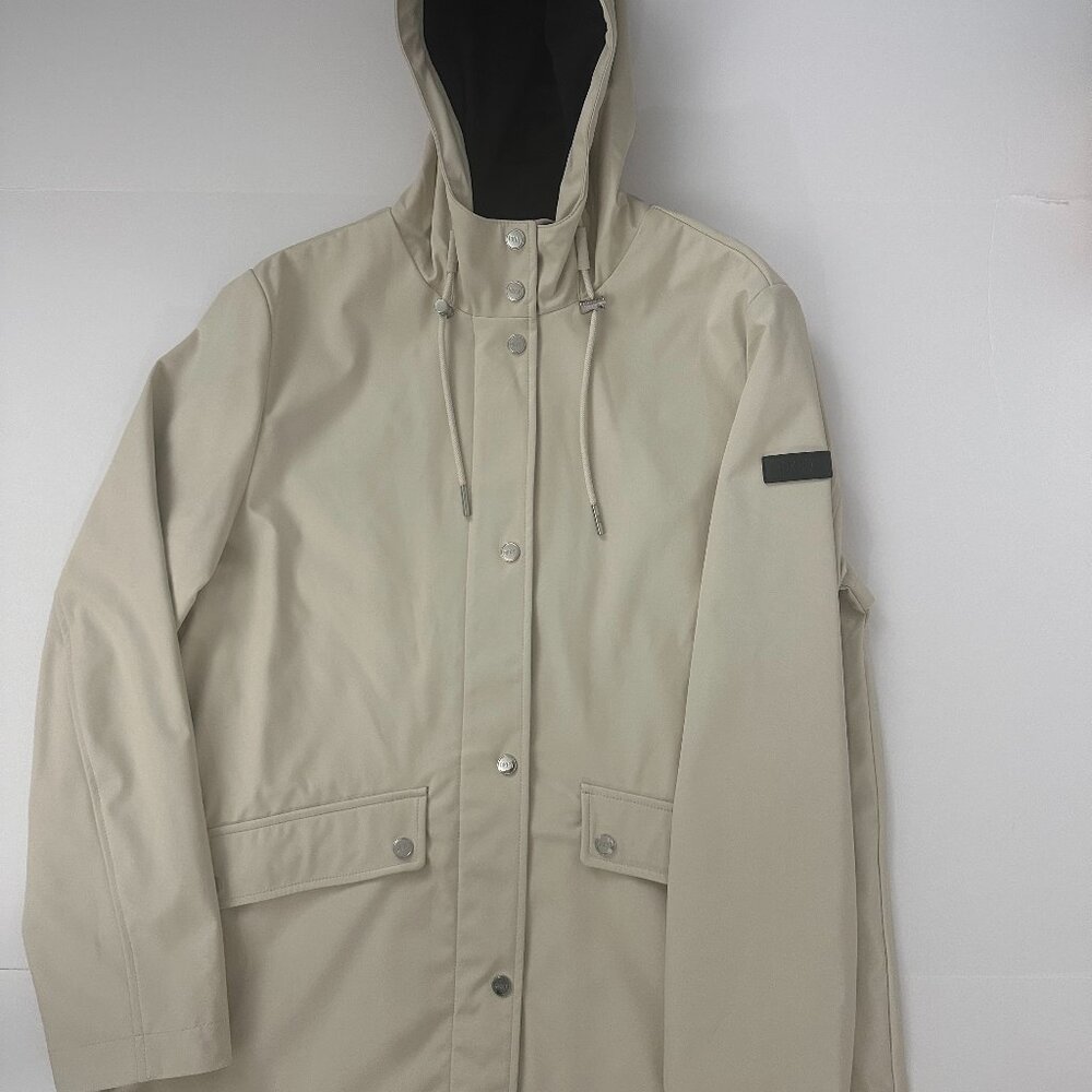 NWT DKNY Women's Water Resistant Hooded Thistle Jacket, Size Medium (M)